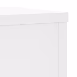 vidaXL Plant Stands Garden Plant Pot Holder Flower Stand 2 pcs Engineered wood - white, 25 x 25 x 80 cm - Additional view 7