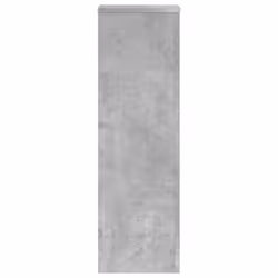 vidaXL Plant Stands Garden Plant Pot Holder Flower Stand 2 pcs Engineered wood - concrete grey, 25 x 25 x 80 cm - Additional view 5