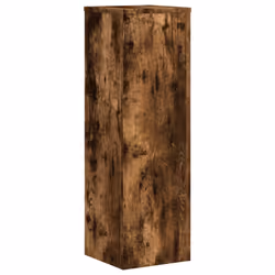 vidaXL Plant Stands Garden Plant Pot Holder Flower Stand 2 pcs Engineered wood - smoked oak, 25 x 25 x 80 cm - Additional view 6