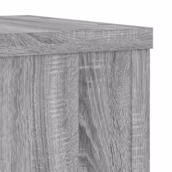 vidaXL Plant Stands Garden Plant Pot Holder Flower Stand 2 pcs Engineered wood - grey sonoma, 25 x 25 x 80 cm - Additional view 7