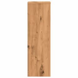 vidaXL Plant Stands Garden Plant Pot Holder Flower Stand 2 pcs Engineered wood - oak, 25 x 25 x 80 cm - Additional view 4