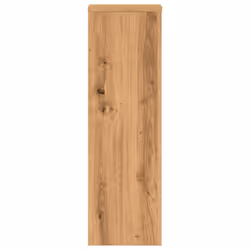 vidaXL Plant Stands Garden Plant Pot Holder Flower Stand 2 pcs Engineered wood - oak, 25 x 25 x 80 cm - Additional view 5