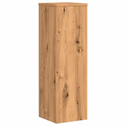 vidaXL Plant Stands Garden Plant Pot Holder Flower Stand 2 pcs Engineered wood - oak, 25 x 25 x 80 cm - Additional view 6