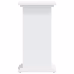 vidaXL Plant Stand Plant Pot Plant Holder Outdoor Flower Stand Engineered Wood - white, 33 x 33 x 60 cm - Additional view 4