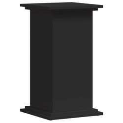 vidaXL Plant Stand Plant Pot Plant Holder Outdoor Flower Stand Engineered Wood - black, 33 x 33 x 60 cm