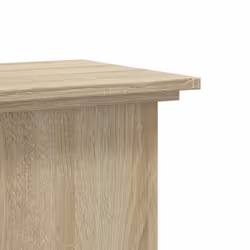 vidaXL Plant Stand Plant Pot Plant Holder Outdoor Flower Stand Engineered Wood - sonoma oak, 33 x 33 x 60 cm - Additional view 6