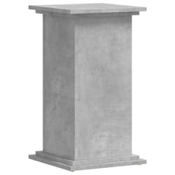 vidaXL Plant Stand Plant Pot Plant Holder Outdoor Flower Stand Engineered Wood - concrete grey, 33 x 33 x 60 cm
