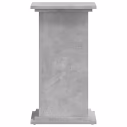 vidaXL Plant Stand Plant Pot Plant Holder Outdoor Flower Stand Engineered Wood - concrete grey, 33 x 33 x 60 cm - Additional view 4