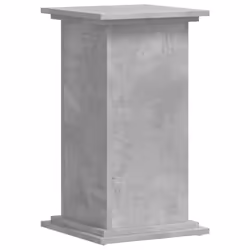 vidaXL Plant Stand Plant Pot Plant Holder Outdoor Flower Stand Engineered Wood - concrete grey, 33 x 33 x 60 cm - Additional view 5