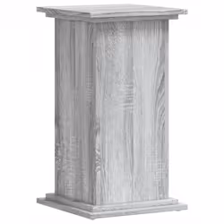 vidaXL Plant Stand Plant Pot Plant Holder Outdoor Flower Stand Engineered Wood - grey sonoma, 33 x 33 x 60 cm