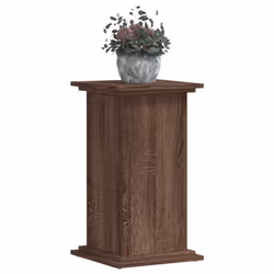 vidaXL Plant Stand Plant Pot Plant Holder Outdoor Flower Stand Engineered Wood - brown oak, 33 x 33 x 60 cm - Additional view 2