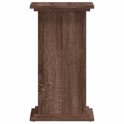 vidaXL Plant Stand Plant Pot Plant Holder Outdoor Flower Stand Engineered Wood - brown oak, 33 x 33 x 60 cm - Additional view 4