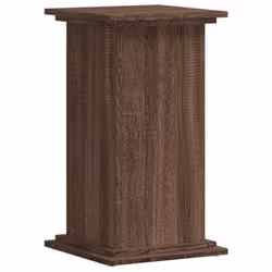 vidaXL Plant Stand Plant Pot Plant Holder Outdoor Flower Stand Engineered Wood - brown oak, 33 x 33 x 60 cm - Additional view 5