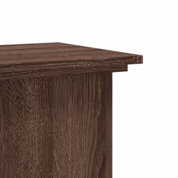 vidaXL Plant Stand Plant Pot Plant Holder Outdoor Flower Stand Engineered Wood - brown oak, 33 x 33 x 60 cm - Additional view 6