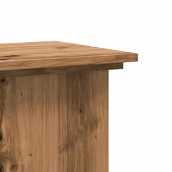 vidaXL Plant Stand Plant Pot Plant Holder Outdoor Flower Stand Engineered Wood - oak, 33 x 33 x 60 cm - Additional view 6