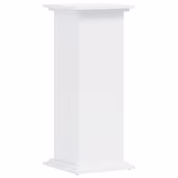 vidaXL Plant Stand Plant Pot Plant Holder Outdoor Flower Stand Engineered Wood - white, 33 x 33 x 80 cm - Additional view 5