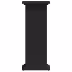 vidaXL Plant Stand Plant Pot Plant Holder Outdoor Flower Stand Engineered Wood - black, 33 x 33 x 80 cm - Additional view 4