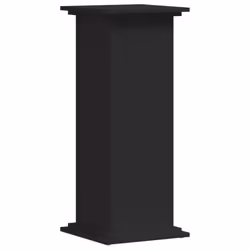 vidaXL Plant Stand Plant Pot Plant Holder Outdoor Flower Stand Engineered Wood - black, 33 x 33 x 80 cm - Additional view 5