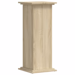 vidaXL Plant Stand Plant Pot Plant Holder Outdoor Flower Stand Engineered Wood - sonoma oak, 33 x 33 x 80 cm