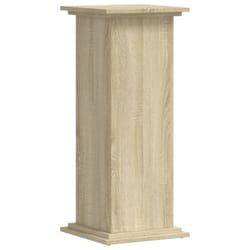 vidaXL Plant Stand Plant Pot Plant Holder Outdoor Flower Stand Engineered Wood - sonoma oak, 33 x 33 x 80 cm