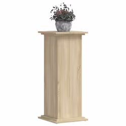 vidaXL Plant Stand Plant Pot Plant Holder Outdoor Flower Stand Engineered Wood - sonoma oak, 33 x 33 x 80 cm