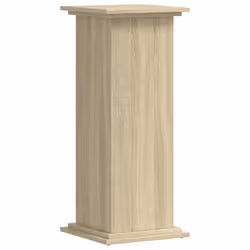 vidaXL Plant Stand Plant Pot Plant Holder Outdoor Flower Stand Engineered Wood - sonoma oak, 33 x 33 x 80 cm - Additional view 5