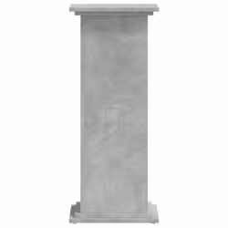 vidaXL Plant Stand Plant Pot Plant Holder Outdoor Flower Stand Engineered Wood - concrete grey, 33 x 33 x 80 cm - Additional view 4