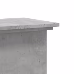 vidaXL Plant Stand Plant Pot Plant Holder Outdoor Flower Stand Engineered Wood - concrete grey, 33 x 33 x 80 cm - Additional view 6