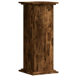 vidaXL Plant Stand Plant Pot Plant Holder Outdoor Flower Stand Engineered Wood - smoked oak, 33 x 33 x 80 cm