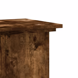 vidaXL Plant Stand Plant Pot Plant Holder Outdoor Flower Stand Engineered Wood - smoked oak, 33 x 33 x 80 cm - Additional view 6