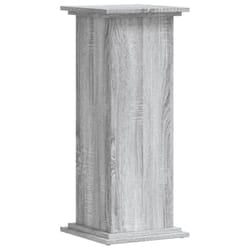vidaXL Plant Stand Plant Pot Plant Holder Outdoor Flower Stand Engineered Wood - grey sonoma, 33 x 33 x 80 cm