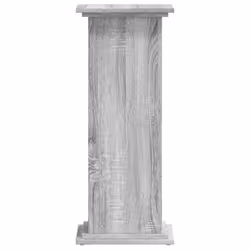 vidaXL Plant Stand Plant Pot Plant Holder Outdoor Flower Stand Engineered Wood - grey sonoma, 33 x 33 x 80 cm - Additional view 4