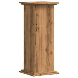 vidaXL Plant Stand Plant Pot Plant Holder Outdoor Flower Stand Engineered Wood - oak, 33 x 33 x 80 cm