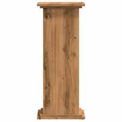 vidaXL Plant Stand Plant Pot Plant Holder Outdoor Flower Stand Engineered Wood - oak, 33 x 33 x 80 cm - Additional view 4