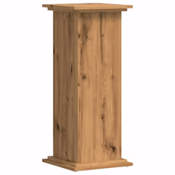 vidaXL Plant Stand Plant Pot Plant Holder Outdoor Flower Stand Engineered Wood - oak, 33 x 33 x 80 cm - Additional view 5