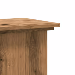 vidaXL Plant Stand Plant Pot Plant Holder Outdoor Flower Stand Engineered Wood - oak, 33 x 33 x 80 cm - Additional view 6