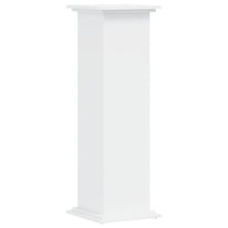 vidaXL Plant Stand Plant Pot Plant Holder Outdoor Flower Stand Engineered Wood - white, 33 x 33 x 100 cm