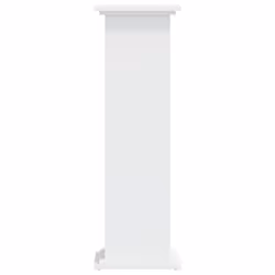vidaXL Plant Stand Plant Pot Plant Holder Outdoor Flower Stand Engineered Wood - white, 33 x 33 x 100 cm - Additional view 4