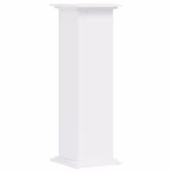 vidaXL Plant Stand Plant Pot Plant Holder Outdoor Flower Stand Engineered Wood - white, 33 x 33 x 100 cm - Additional view 5