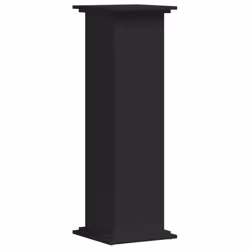 vidaXL Plant Stand Plant Pot Plant Holder Outdoor Flower Stand Engineered Wood - black, 33 x 33 x 100 cm