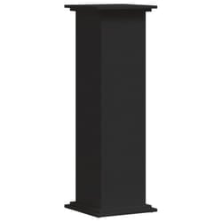 vidaXL Plant Stand Plant Pot Plant Holder Outdoor Flower Stand Engineered Wood - black, 33 x 33 x 100 cm