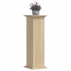 vidaXL Plant Stand Plant Pot Plant Holder Outdoor Flower Stand Engineered Wood - sonoma oak, 33 x 33 x 100 cm