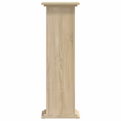 vidaXL Plant Stand Plant Pot Plant Holder Outdoor Flower Stand Engineered Wood - sonoma oak, 33 x 33 x 100 cm - Additional view 4