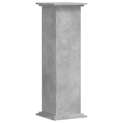 vidaXL Plant Stand Plant Pot Plant Holder Outdoor Flower Stand Engineered Wood - concrete grey, 33 x 33 x 100 cm