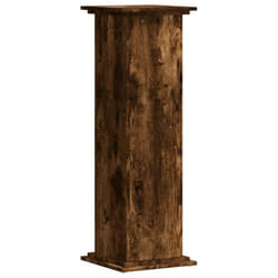 vidaXL Plant Stand Plant Pot Plant Holder Outdoor Flower Stand Engineered Wood - smoked oak, 33 x 33 x 100 cm