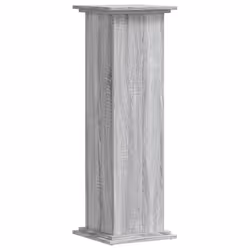 vidaXL Plant Stand Plant Pot Plant Holder Outdoor Flower Stand Engineered Wood - grey sonoma, 33 x 33 x 100 cm