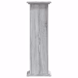 vidaXL Plant Stand Plant Pot Plant Holder Outdoor Flower Stand Engineered Wood - grey sonoma, 33 x 33 x 100 cm - Additional view 4