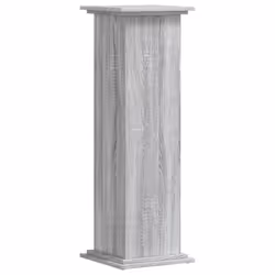 vidaXL Plant Stand Plant Pot Plant Holder Outdoor Flower Stand Engineered Wood - grey sonoma, 33 x 33 x 100 cm - Additional view 5
