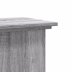 vidaXL Plant Stand Plant Pot Plant Holder Outdoor Flower Stand Engineered Wood - grey sonoma, 33 x 33 x 100 cm - Additional view 6