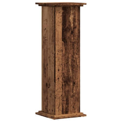 vidaXL Plant Stand Plant Pot Plant Holder Outdoor Flower Stand Engineered Wood - old wood, 33 x 33 x 100 cm